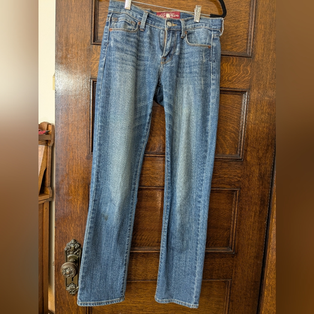 Vintage Y2K Sofia Straight Lucky Jean, Lowrise Size 26 Ankle
